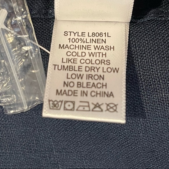 100% Linen Shirt - Short Fin Resort Wear - Picture 14 of 16